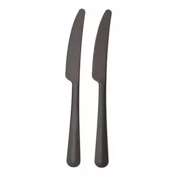 Einwegmesser Papstar 96527 Schwarz Polypropylen 197 mm 200 Stück