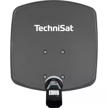 TechniSat DIGIDISH 33 Satellitenantenne mit Satfinder V/H-LNB, Schiefergrau