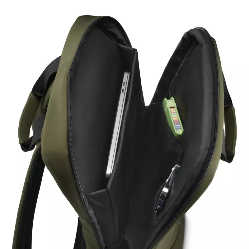 Hama 00222054 Rucksack Schwarz, Oliv Recyceltes Polyester