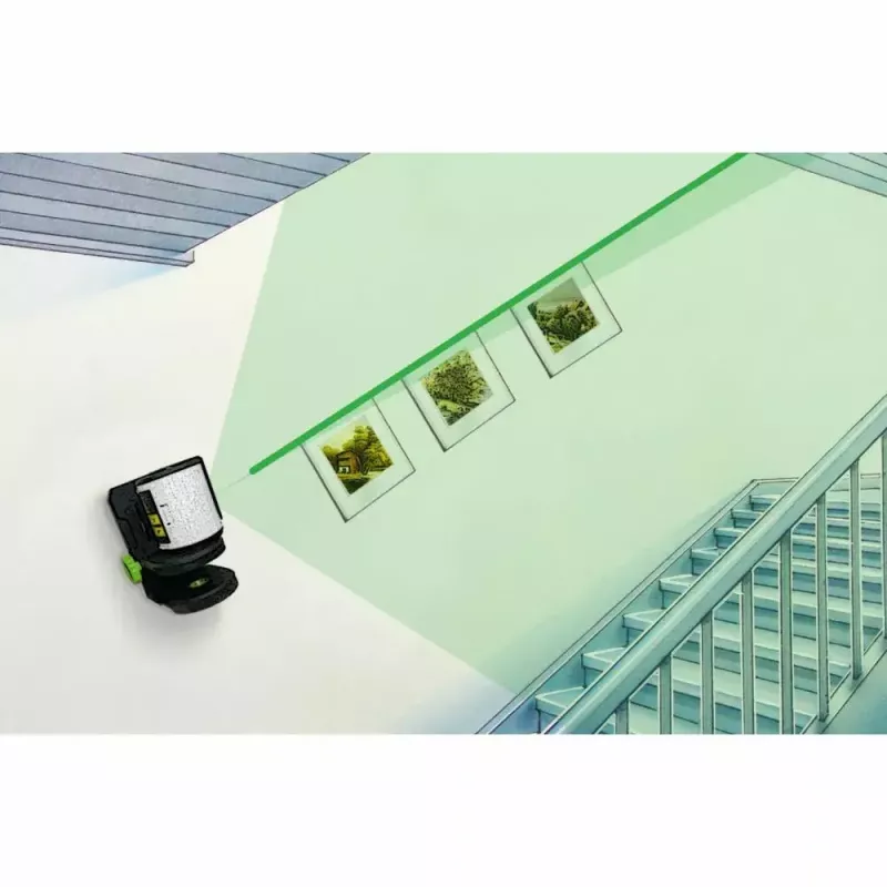 Laserliner 081.081E Laser-Nivelliergerät, 40 m, 515 nm (< 1 mW)