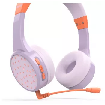 Hama Teens Guard II Headset Kabellos Head-band Anrufe/Musik USB Typ-C Bluetooth Orange, Lila