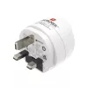 Hama 00223483 Reisestecker Typ G (UK) Typ F Weiß