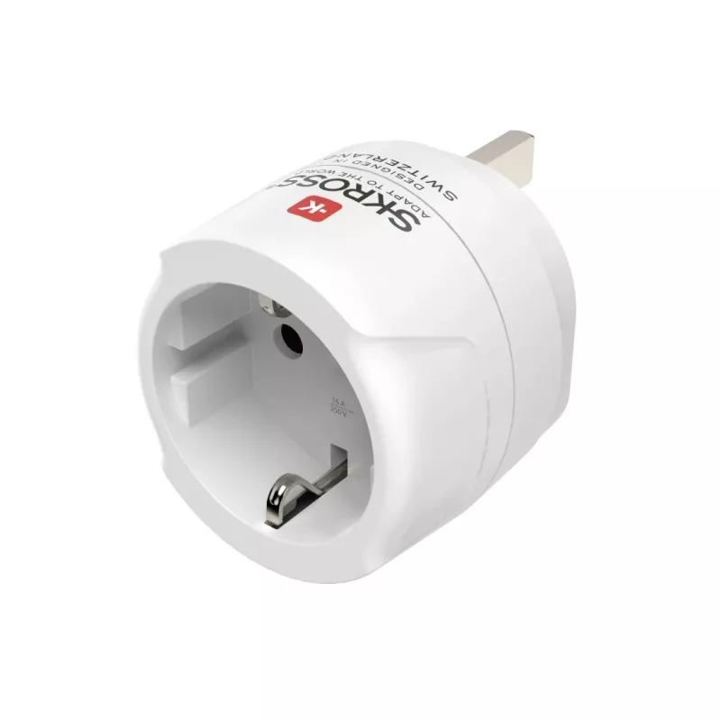 Hama 00223483 Reisestecker Typ G (UK) Typ F Weiß