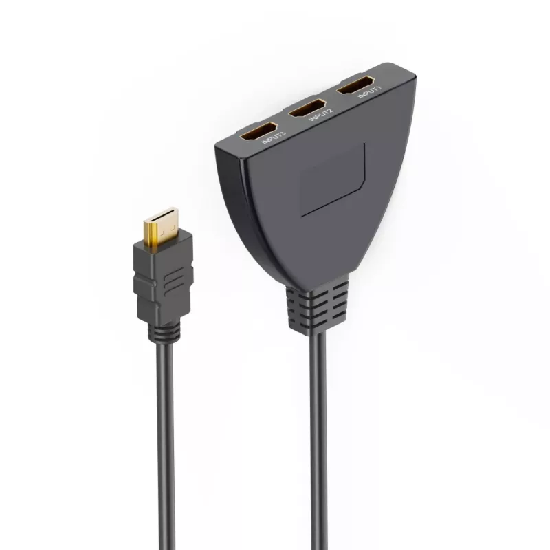 Hama 4K HDMI Switch 3x1, 3x HDMI Buchse auf 1x HDMI Stecker (00205101)