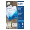 Avery Quick&Clean C2318-25i Karten, 82,6 x 127 mm, 260 g/m², weiß, 100 Karten (25 Blatt x 4)