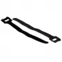 ACT CT4003 Kabelbinder mit Klettverschluss, Nylon/Polypropylen (PP), Schwarz, 20 Stück