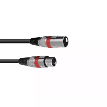 Audiokabel Omnitronic 30220401 0,5 m XLR 3-polig Schwarz