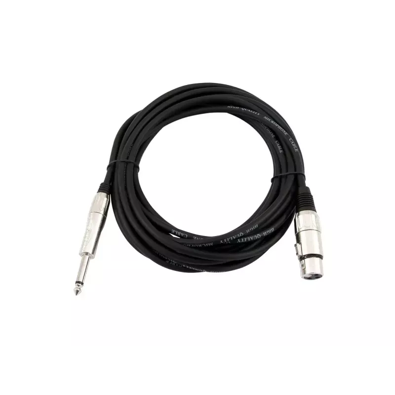 Audiokabel Omnitronic 30225170 5m XLR 3-polig 6,35mm Schwarz