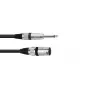 Audiokabel XLR 3-polig 6,35 mm Omnitronic 3022519C 5 m Schwarz