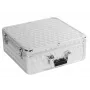 Roadinger CD-Case, Alu poliert, 100 CDs