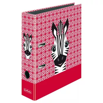 Herlitz maX.file Cute Animals Zebra Motiv Aktenordner, A4, 80 mm