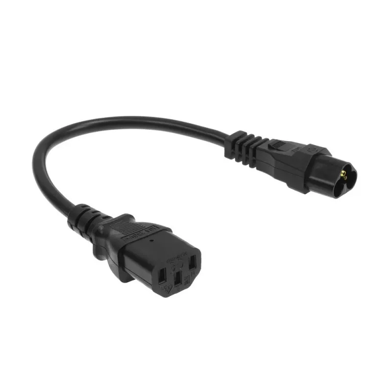 ACT AK5247 Netzkabel C6 - C13, 0,2 m, schwarz