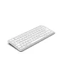 Hama WK-500 Multi-Device-Tastatur, kompakt, kabellos Funk + Bluetooth, QWERTZ Deutsch, weiß