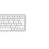 Hama WK-500 Multi-Device-Tastatur, kompakt, kabellos Funk + Bluetooth, QWERTZ Deutsch, weiß