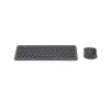Hama WKM-500 Multi-Device kabelloses Tastatur-Maus-Set, klein, QWERTZ Deutsch, schwarz