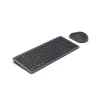 Hama WKM-500 Multi-Device kabelloses Tastatur-Maus-Set, klein, QWERTZ Deutsch, schwarz