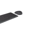 Hama WKM-500 Multi-Device kabelloses Tastatur-Maus-Set, klein, QWERTZ Deutsch, schwarz