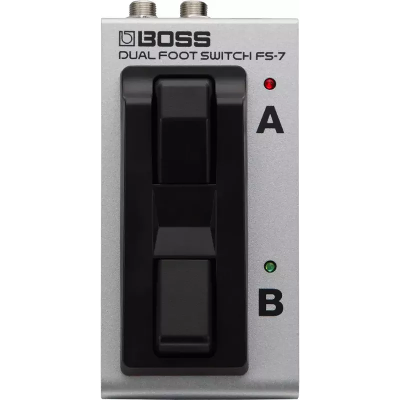 BOSS FS-7 Doppel-Fußschalter, Schwarz/Silber