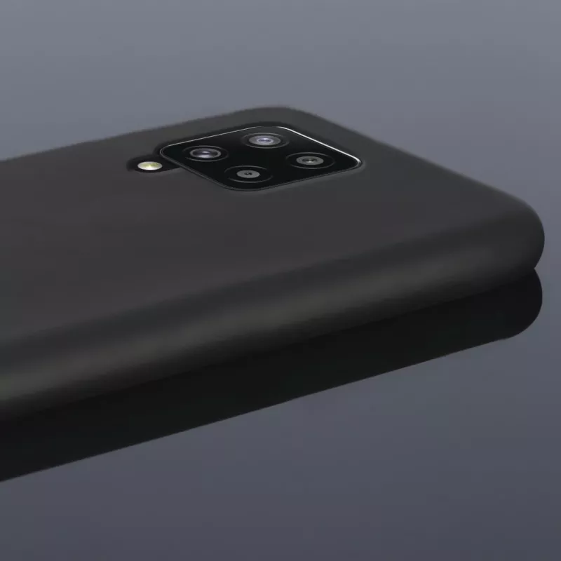 Hama Essential Line Finest Feel 00195463 Rückseitenabdeckung für Samsung Galaxy A42 5G, TPU, Schwarz