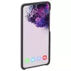 Hama Essential Line Finest Sense 00196839 Rückseitenabdeckung für Samsung Galaxy S20+ / S20+ 5G, Kunstleder, Schwarz