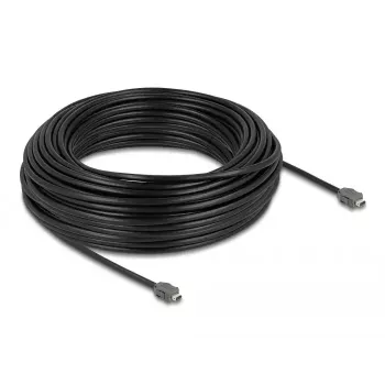 DeLOCK Netzwerkkabel ix Industrial A-kodiert Stecker zu Stecker Cat.7 30 m Schwarz