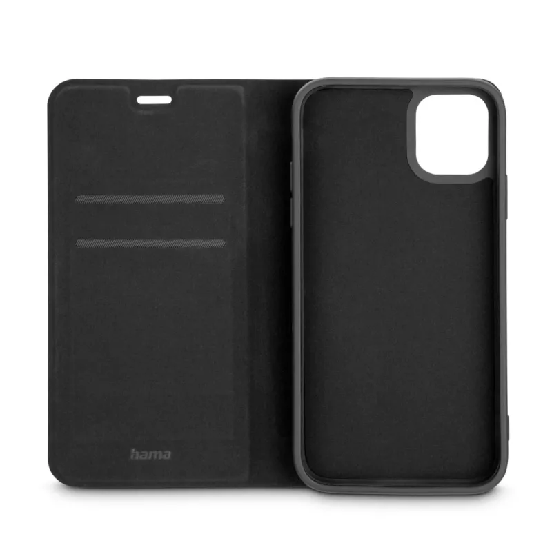 Hama 00138185 Daily Protect Handytasche für Apple iPhone 11, Schwarz