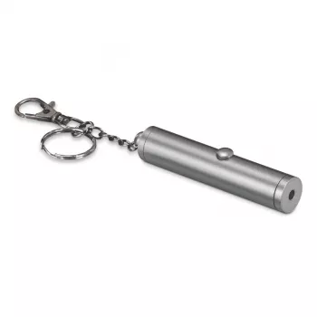 Laserpointer HAMA LP-LC1 640 nm rot, 50 m Reichweite, LR44 Batterie, Silber