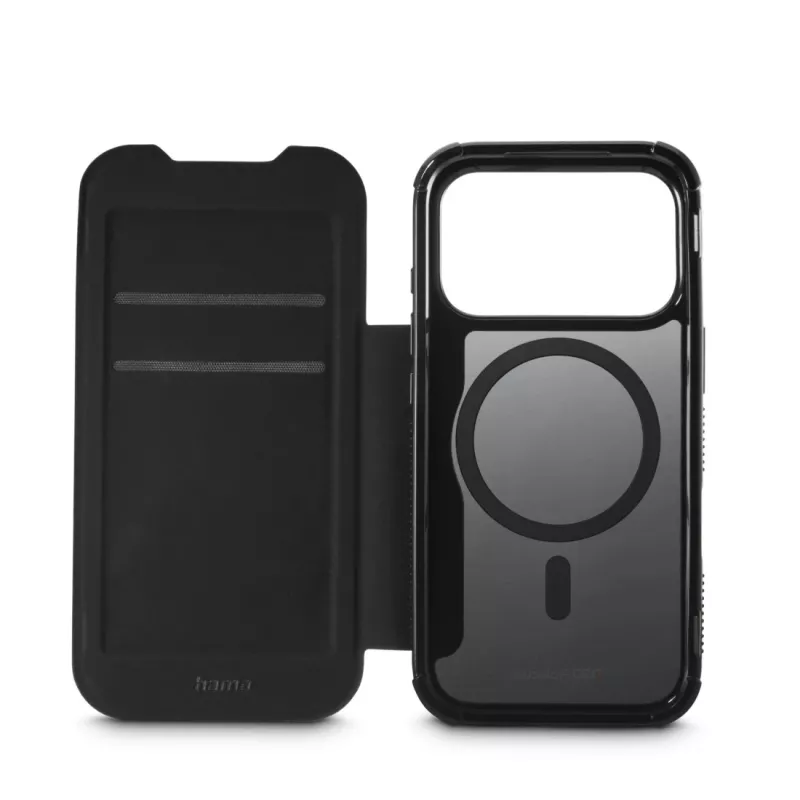 Hama Extreme Protect 00232403 Handytasche für Apple iPhone 17 Pro, magnetisch, schwarz