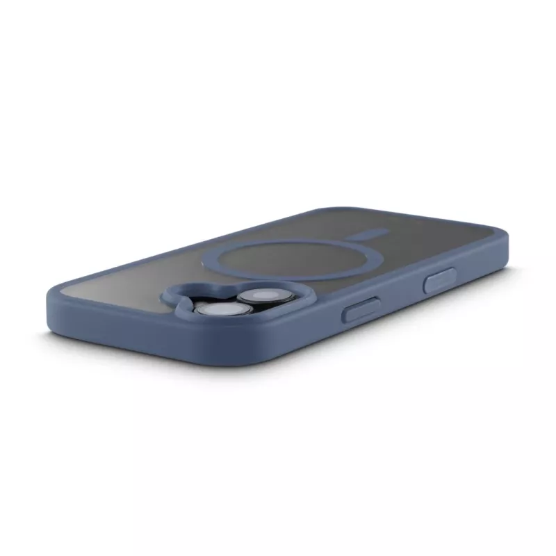 Hama Frame Protect 00232382 Handyhülle für Apple iPhone 17, magnetisch, transparent/blau