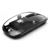 Hama WM-600 Multi-Device-Maus, kabellos, Funk + Bluetooth, flach, 6 Tasten, transparent