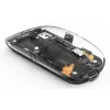 Hama WM-600 Multi-Device-Maus, kabellos, Funk + Bluetooth, flach, 6 Tasten, transparent