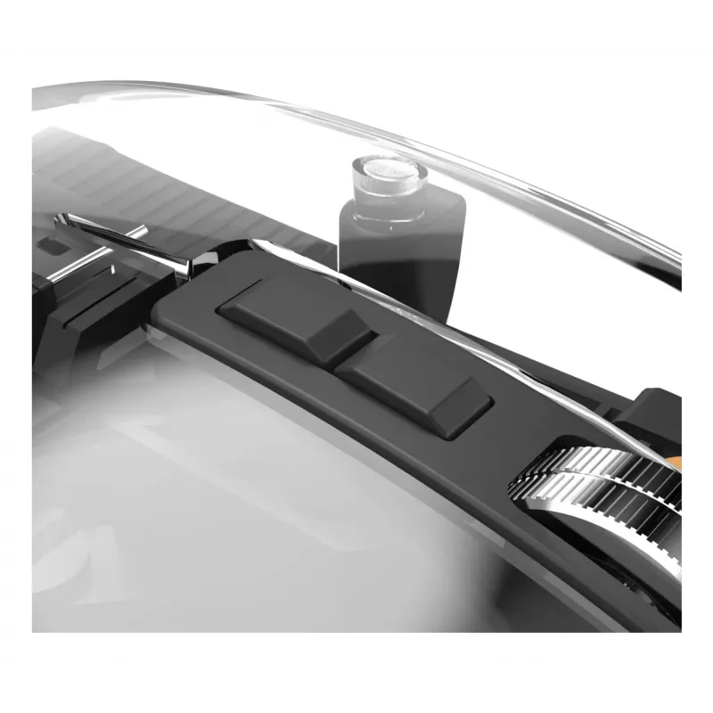 Hama WM-600 Multi-Device-Maus, kabellos, Funk + Bluetooth, flach, 6 Tasten, transparent