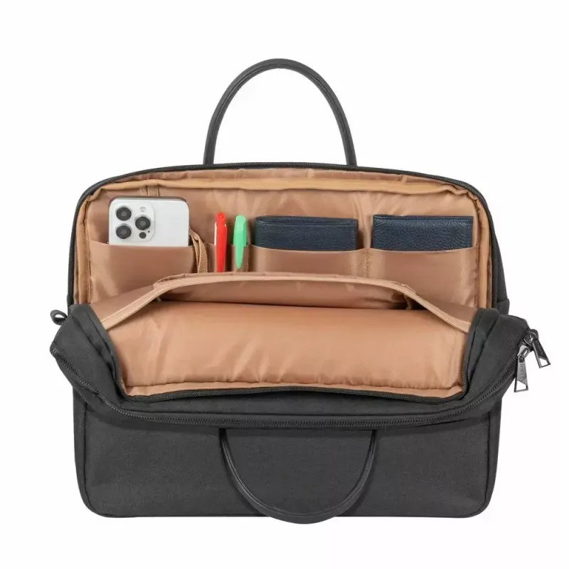 Rivacase 8134 Clark Laptoptasche 39,6 cm (15,6 Zoll), Schwarz