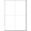 Sigel LP711 Postkartenpapier A6 (105 x 148 mm), 185 g/m2, 80 Karten, Weiß