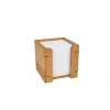 WEDO 61 707 Bambus-Notizbox mit 900 Blatt, 90 x 90 mm