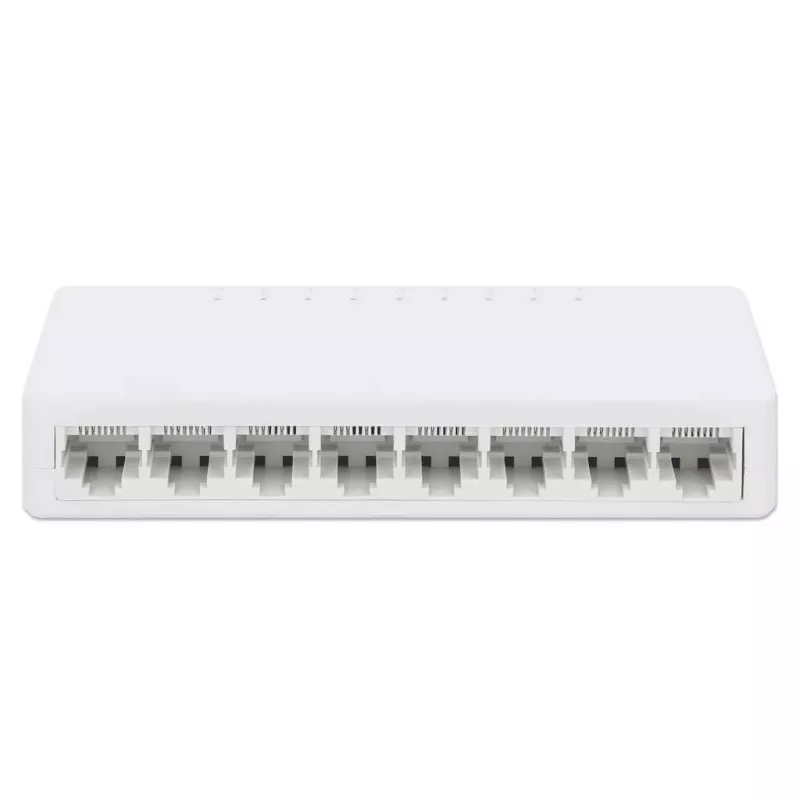 Manhattan 8-Port Fast Ethernet Switch, Kunststoff, drei Jahre Garantie, Box