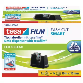 Tischabroller Tesa 53904 Schwarz