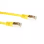 ACT Gelb 0,5 Meter F/UTP CAT5E Patchkabel mit RJ45-Steckern