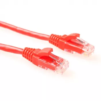 ACT Rot 1 Meter U/UTP CAT5E Patchkabel Komponentenebene mit RJ45-Steckern