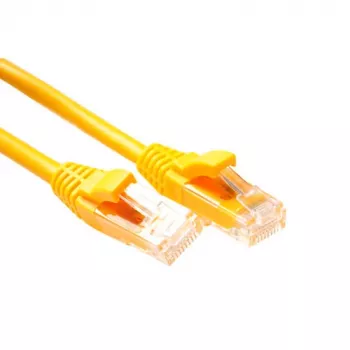 ACT Gelb 0,5 Meter U/UTP CAT5E Patchkabel Komponentenebene mit RJ45-Steckern