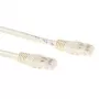 ACT IB1001 CAT6A U/UTP Netzwerk-Patchkabel 1 m, elfenbeinfarben
