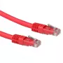ACT Rot 10 Meter LSZH U/UTP CAT6A Patchkabel mit RJ45 Steckern