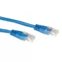 ACT Blau 2 Meter LSZH U/UTP CAT6A Patchkabel mit RJ45-Steckern