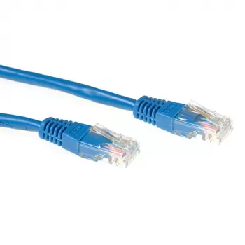 ACT Blau 7 Meter LSZH U/UTP CAT6A Patchkabel mit RJ45-Steckern