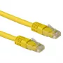 ACT Gelb 5 Meter LSZH U/UTP CAT6A Patchkabel mit RJ45-Steckern