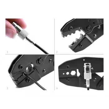Delock 90533 Ratchet V Pressprofileinsatz für Crimpzangen 90295/90296/90527/90528