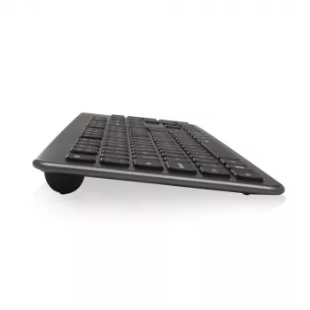 ACT AC5710 kabellose Tastatur, RF, QWERTY UK International, Schwarz