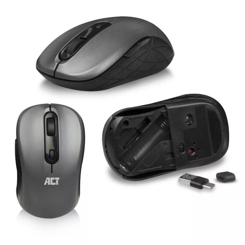 ACT AC5710 kabellose Tastatur, RF, QWERTY UK International, Schwarz