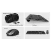ACT AC5710 kabellose Tastatur, RF, QWERTY UK International, Schwarz