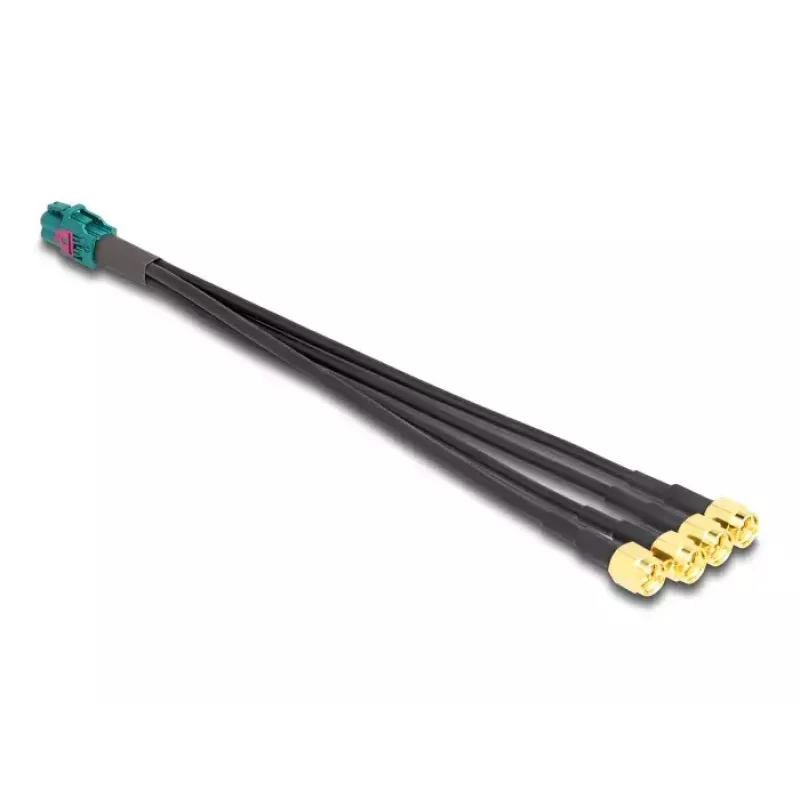 DeLOCK 90126 Koaxialkabel Mini FAKRA Z Quad-Buchse auf 4 x SMA-Stecker